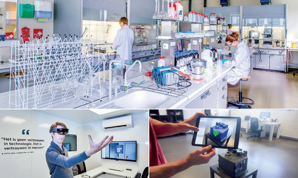 Ontdek hoe je de nieuwste technologieën op het vlak van augmented en mixed reality (AR en MR) inzet voor complexe productie- en labotaken.