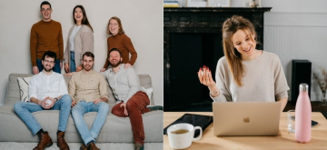 BloomUp Team (links) - videogesprek (rechts)